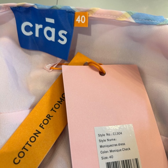 Crās Monique Check Dress Size 40 - Picture 3 of 5